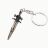 Брелок World of Warcraft Lich King Metal Weapon Frostmourne фростморн 6 см.