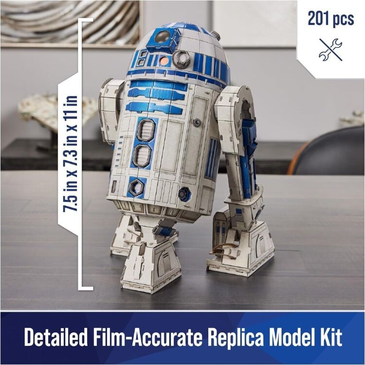 Пазл 4D Build Star Wars R2-D2 puzzle 3D картон Звёздные войны Р2-Д2 201 шт. 
