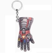 Брелок Marvel Keychain Перчатка бесконечности железного человека Танос 8 см.