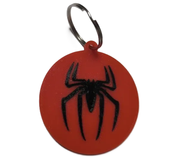 Брелок Marvel Spider Man Keychain Человек паук ABS пластик 5 см.