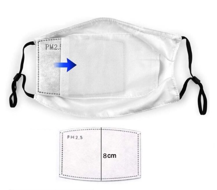 Маска защитная для лица World of Warcraft Human + 2 угольных фильтра