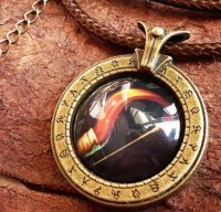 Брелок World of Warcraft  класс охотник Hunter (Металл + стекло)