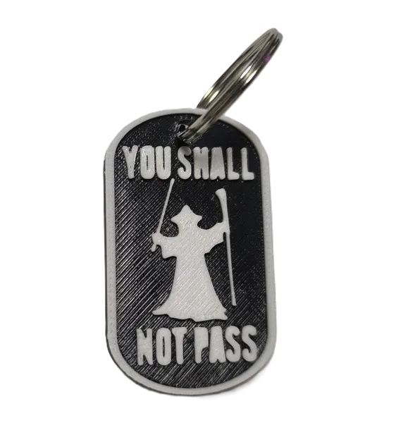 Брелок Lord of the Rings Gandalf Keychain Гендальф ABS пластик 5 см.