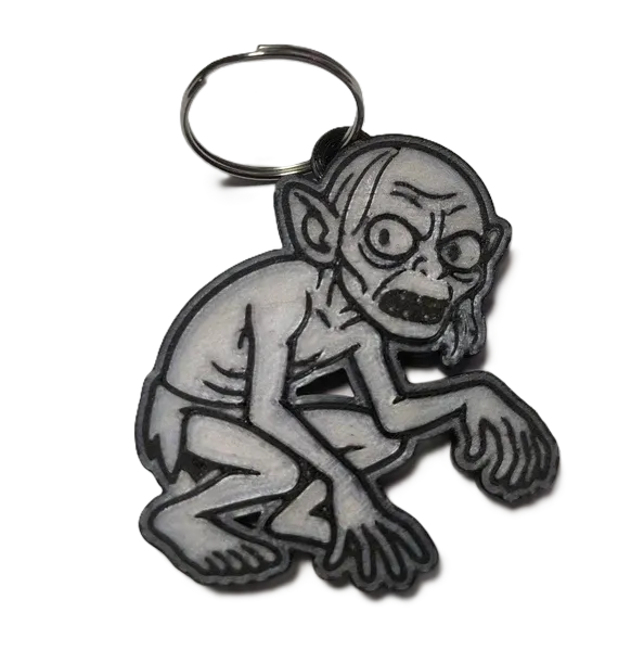 Брелок Lord of the Rings Gollum Keychain Голлум ABS пластик 5 см.
