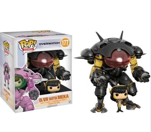 Фигурка Overwatch Funko Pop! Vinyl Carbon Fiber D.Va and MEKA  Buddy (Blizzard Exclusive)
