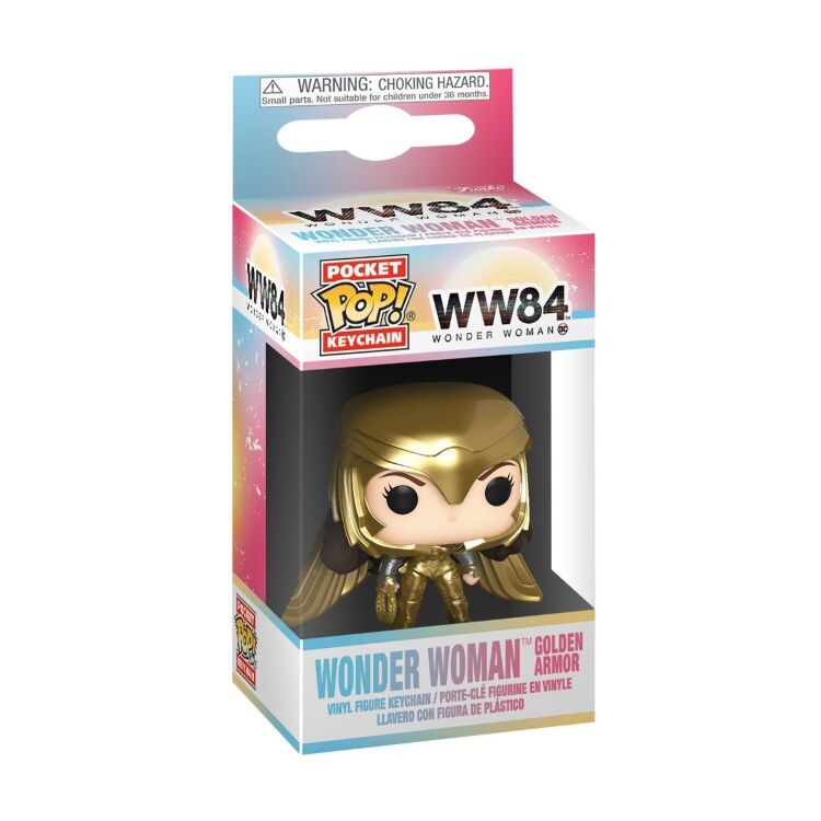 Брелок фанко Funko Pocket Pop Wonder Woman 1984 Gold Power Pose