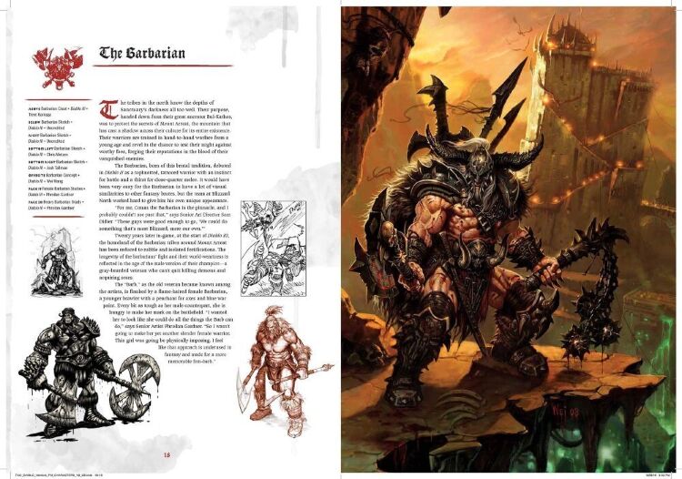 Книга Артбук Диабло The Art of Diablo Volume I (Твёрдый переплёт) (Eng) Том 1