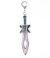 Брелок DOTA 2 Butterfly Sword Дота 2 меч метал колір срібло 6 см.