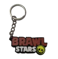 Брелок Brawl Stars Logo Keychain Бравл старс Лого ABS пластик 5 см.