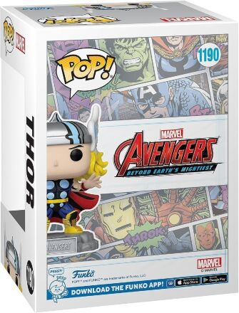 Фігурка Funko Pop & Pin Marvel: Avengers - 60th Anniversary - Thor Фанко Тор (Amazon Exclusive) 1190