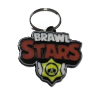 Брелок Brawl Stars Logo Keychain Бравл старс Лого ABS пластик 5 см. №2