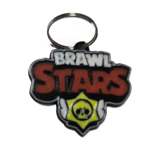Брелок Brawl Stars Logo Keychain Бравл старс Лого ABS пластик 5 см. №2