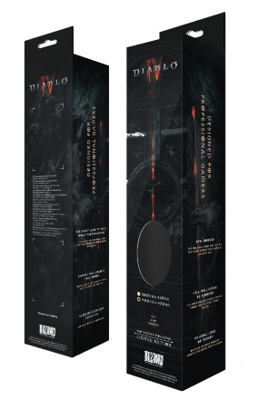 Килимок для миші ігрова поверхня Blizzard DIABLO 4 Inarius and Lilith Діабло XL (90*42 cm)