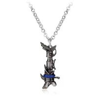 Медальон League of Legends Arcane Jinx Anime Necklace Лига Легенд Джинкс