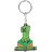 Брелок Minecraft Creeper Attack Keychain Green	