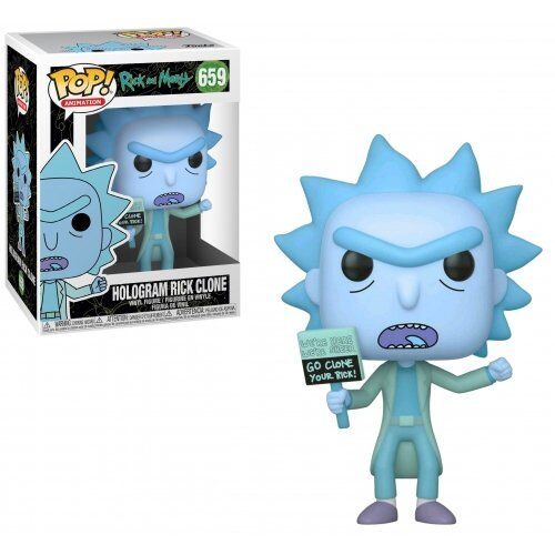 Фигурка Фанко Рик и Морти Funko Pop! Rick and Morty Hologram Rick Clone