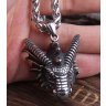 Медальон Game of Thrones Dragon Skull Targaryen Игра Престолов Дом Дракона + деревяный бокс