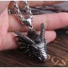 Медальон Game of Thrones Dragon Skull Targaryen Игра Престолов Дом Дракона + деревяный бокс
