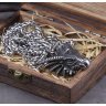 Медальон Game of Thrones Dragon Skull Targaryen Игра Престолов Дом Дракона + деревяный бокс