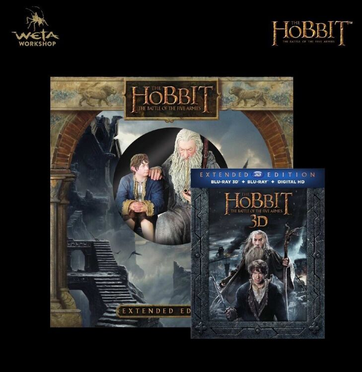 Статуэтка Hobbit Battle of the Five Armies Statue + 5-DISC BLU-RAY EXTENDED EDITION