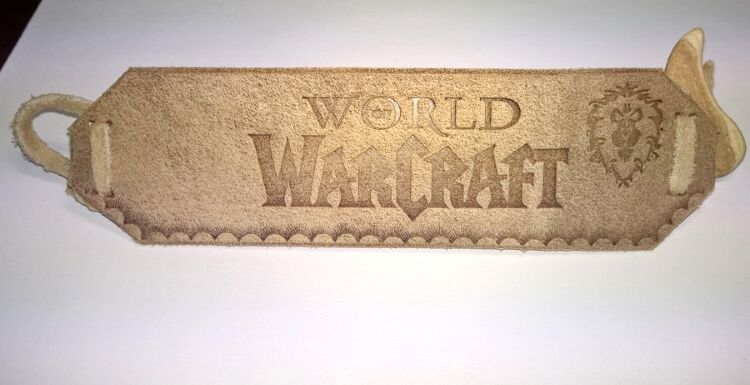 Кожаный браслет  World of Warcraft  Alliance #3