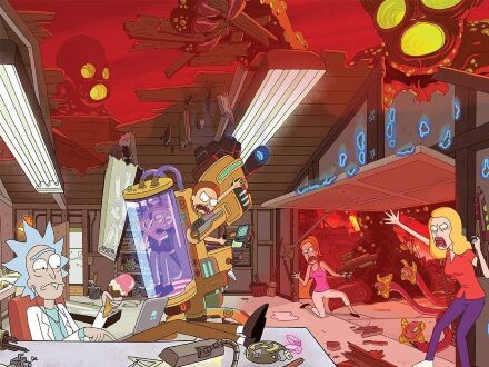 Пазл Рік і Морті Rick and Morty Puzzle (550 Piece)