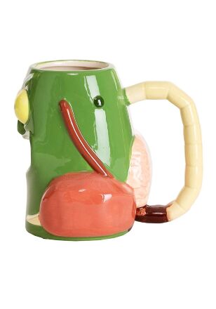 Чашка Рік і Морті - Pickle Rick 3D Sculpted Mug