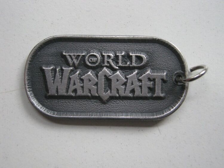 Брелок World of Warcraft - Alliance  Pewter