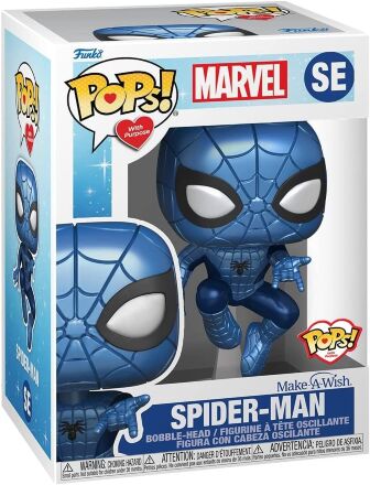 Фігурка Funko Marvel: Make A Wish Spiderman фанко Людина павук (POPs Exclusive) SE (примятий бокс)