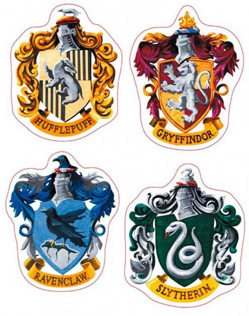 Наклейки ABYstyle Harry Potter Hogwarts Houses (Гарри Поттер) Хогвартс 
