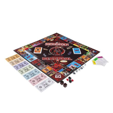 Монополія настільна гра Дедпул Monopoly Game: Marvel Deadpool Edition