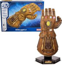 Пазл 4D Build Marvel Infinity Gauntlet puzzle 3D картон Перчатка бесконечности 142 шт.