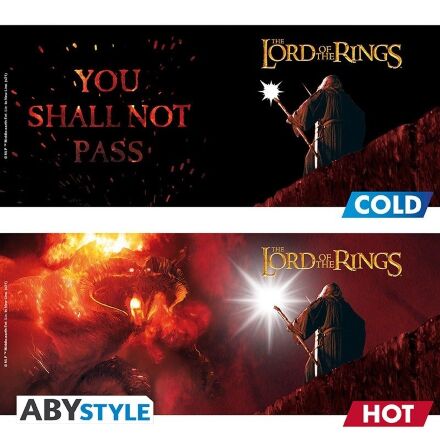 Чашка хамелеон Abystyle Lord Of The Rings You shall not pass Mug кружка Володар кілець Ти не пройдеш 460 мл