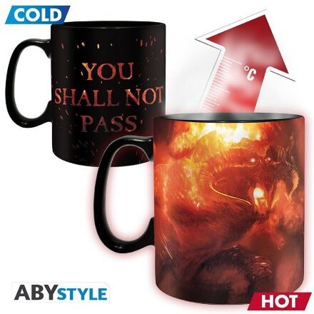 Чашка хамелеон Abystyle Lord Of The Rings You shall not pass Mug кружка Володар кілець Ти не пройдеш 460 мл