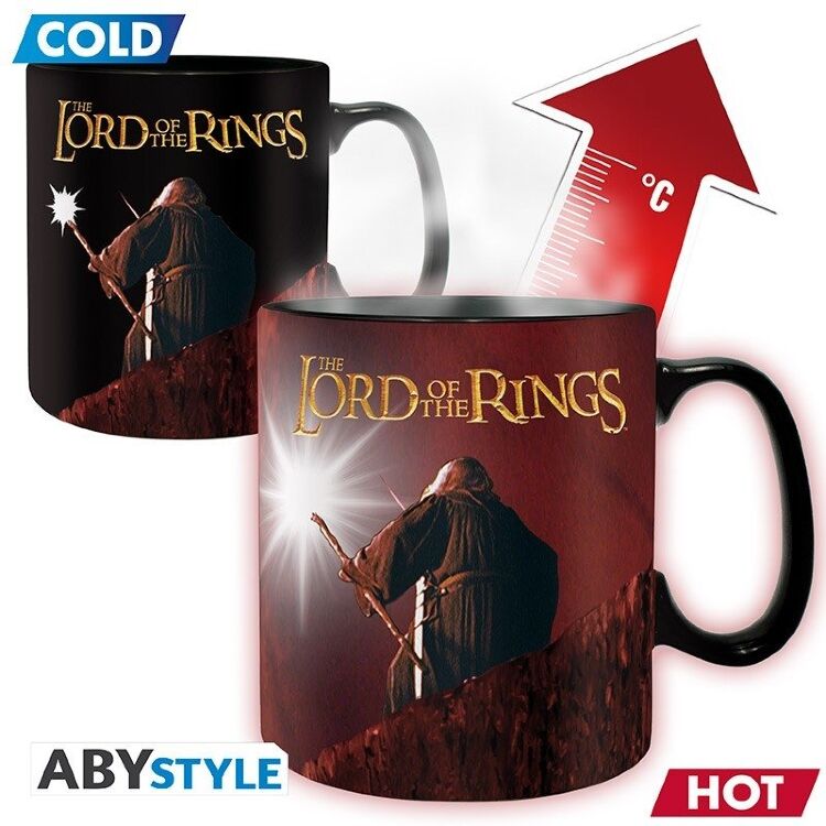 Чашка хамелеон Abystyle Lord Of The Rings You shall not pass Mug кружка Властелин колец Ты не пройдёшь 460 мл