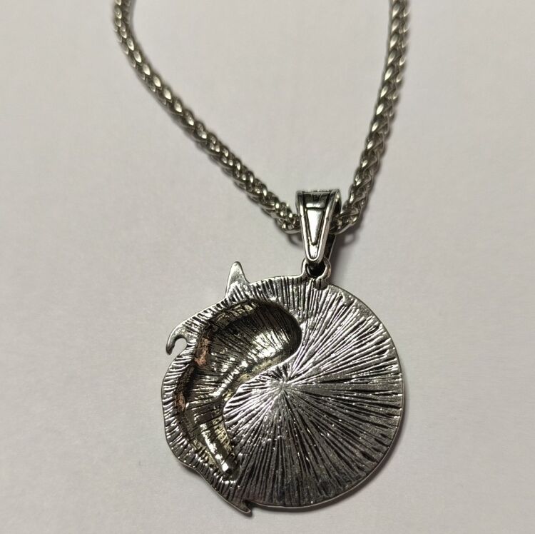 Медальон 3D Ведьмак (The Witcher) металл новый кулон Геральта из сериала №6