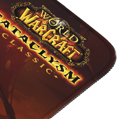 Коврик игровая поверхность Blizzard World Of Warcraft Classic Cataclysm Deathwing Смертокрыл XL Варкрафт (90*42 cm)