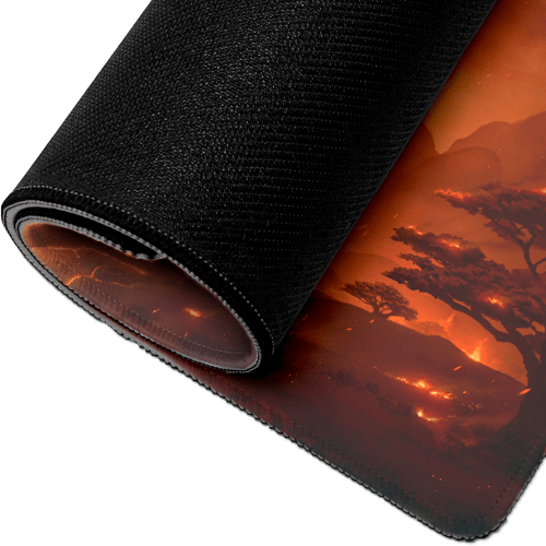 Коврик игровая поверхность Blizzard World Of Warcraft Classic Cataclysm Deathwing Смертокрыл XL Варкрафт (90*42 cm)