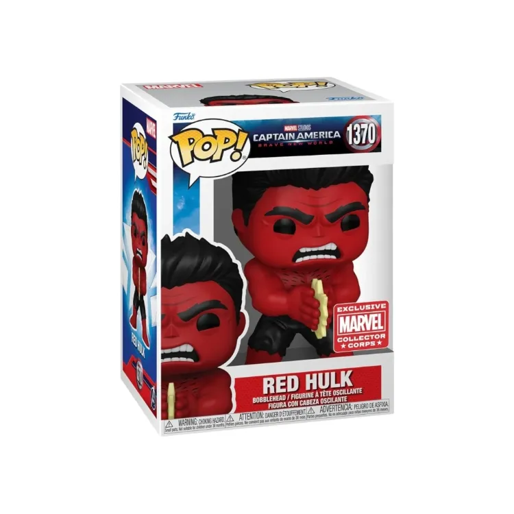 Фигурка Funko Marvel: Red Hulk фанко Красный Халк (Collector Corps Exclusive) 1370