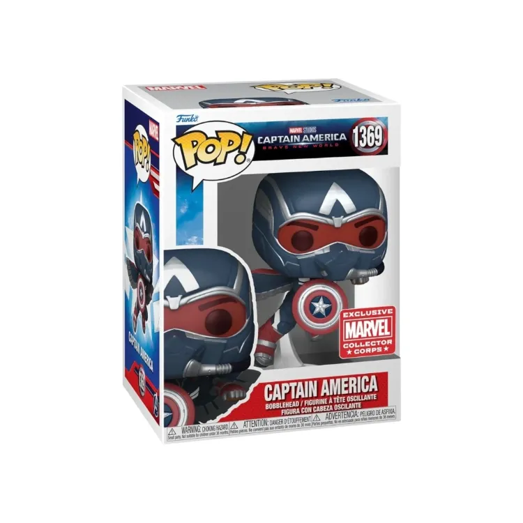 Фигурка Funko Marvel: Captain America фанко Капитан Америка (Collector Corps Exclusive) 1369