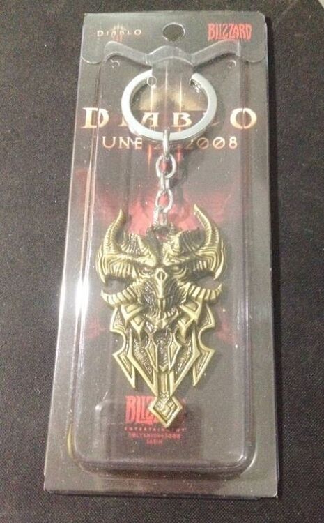 Брелок  Diablo III Logo Metal bronze