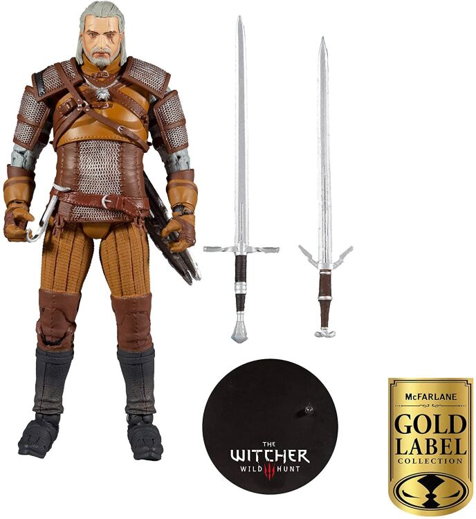 Фигурка McFarlane Witcher: Geralt of Rivia Геральт из Ривии Gold label