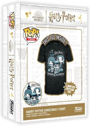 Футболка Funko Boxed Tee: Harry Potter Holiday Ron, Hermione, Harry фанко Гаррі, Рон, Герміона (розмір S)
