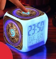Часы будильник ночник Hearthstone