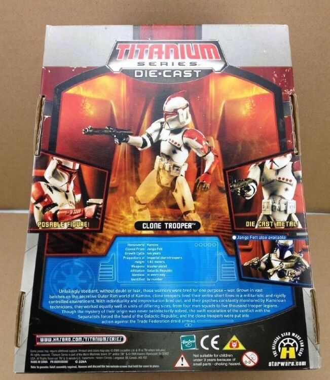 Фигурка Star Wars TITANIUM DIECAST Red Clone Trooper