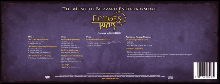 Echoes of War, the Music of Blizzard Entertainment Boxed Set