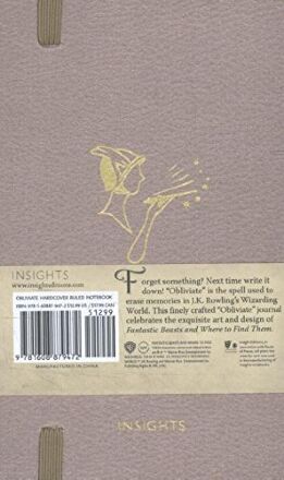 Блокнот Fantastic Beasts and Where to Find Them: Obliviate Ruled Pocket (Insights Journals)