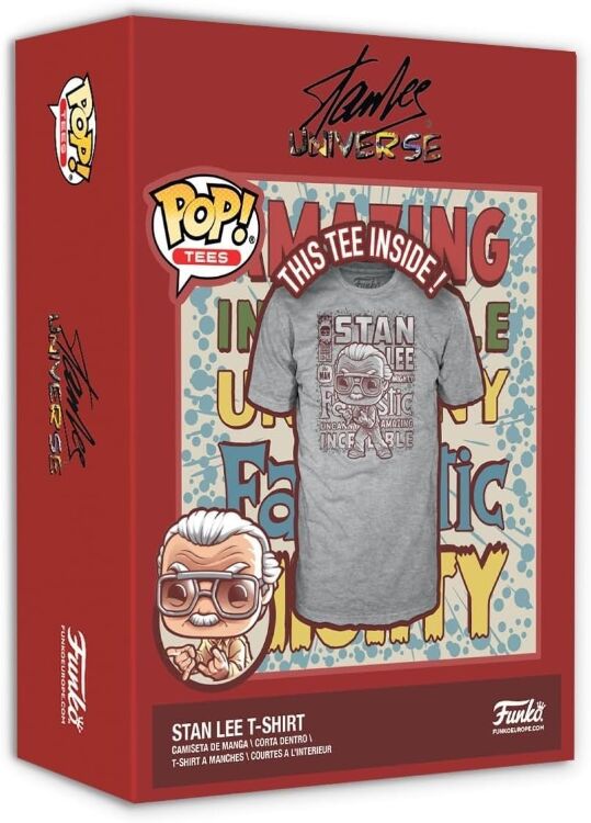 Футболка Funko Boxed Tee: Marvel Stan Lee фанко Марвел Стэн Ли (размер L)