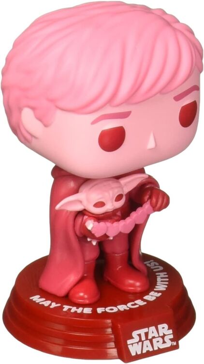 Фигурка Funko Star Wars: Valentines - Luke Skywalker and Grogu Фанко Люк Грогу 494 (примята коробка)