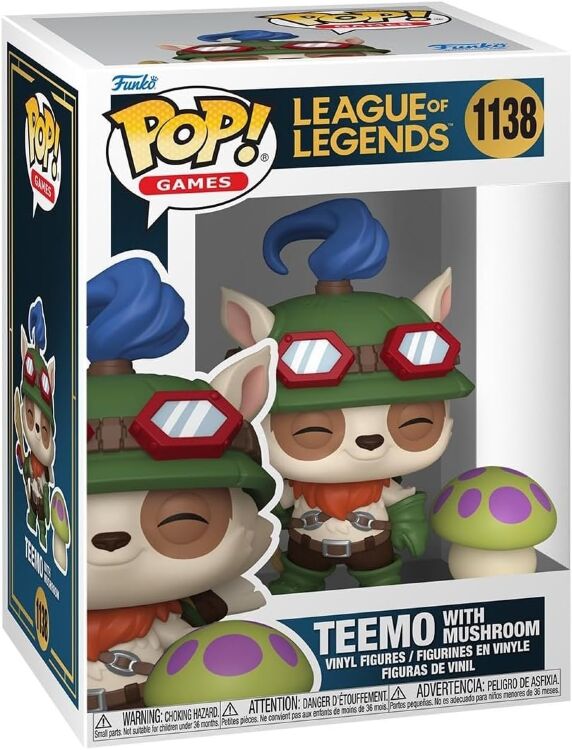 Фигурка Funko League Of Legends Teemo with Shroom фанко Лига легенд Тимо 1138
